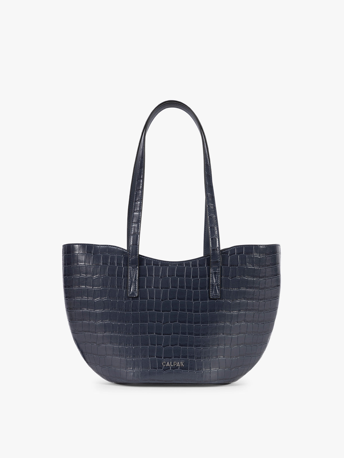 Haven Tulip Tote in Croc-Embossed - Image 6