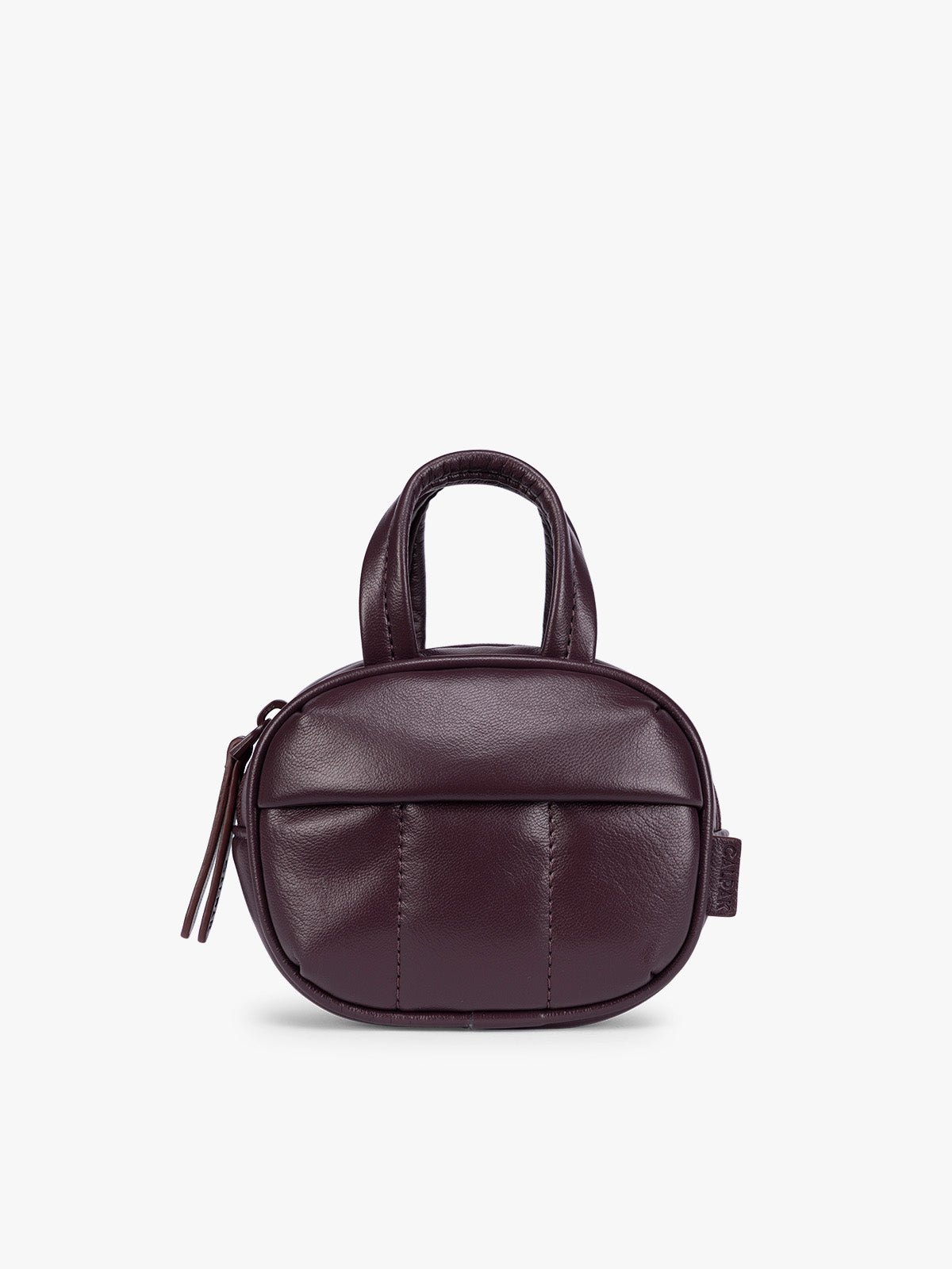 Luka Duffel Zip Bag Charm in Vegan Leather - Image 10