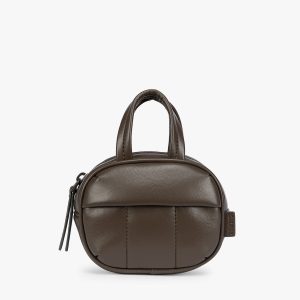 Luka Duffel Zip Bag Charm in Vegan Leather