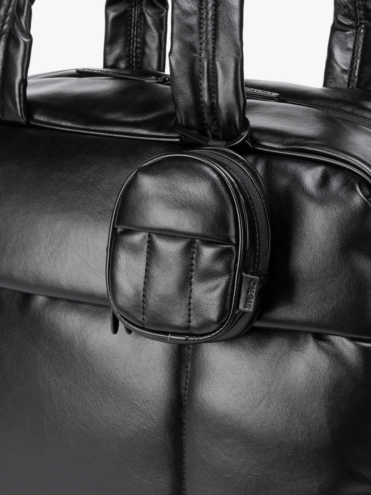 Luka Backpack Zip Bag Charm in Vegan Leather - Image 12