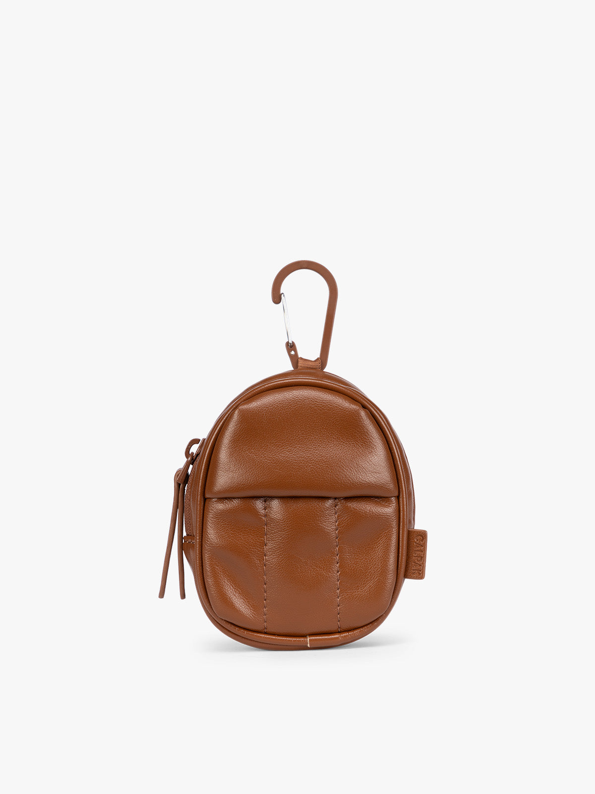 Luka Backpack Zip Bag Charm in Vegan Leather - Image 4