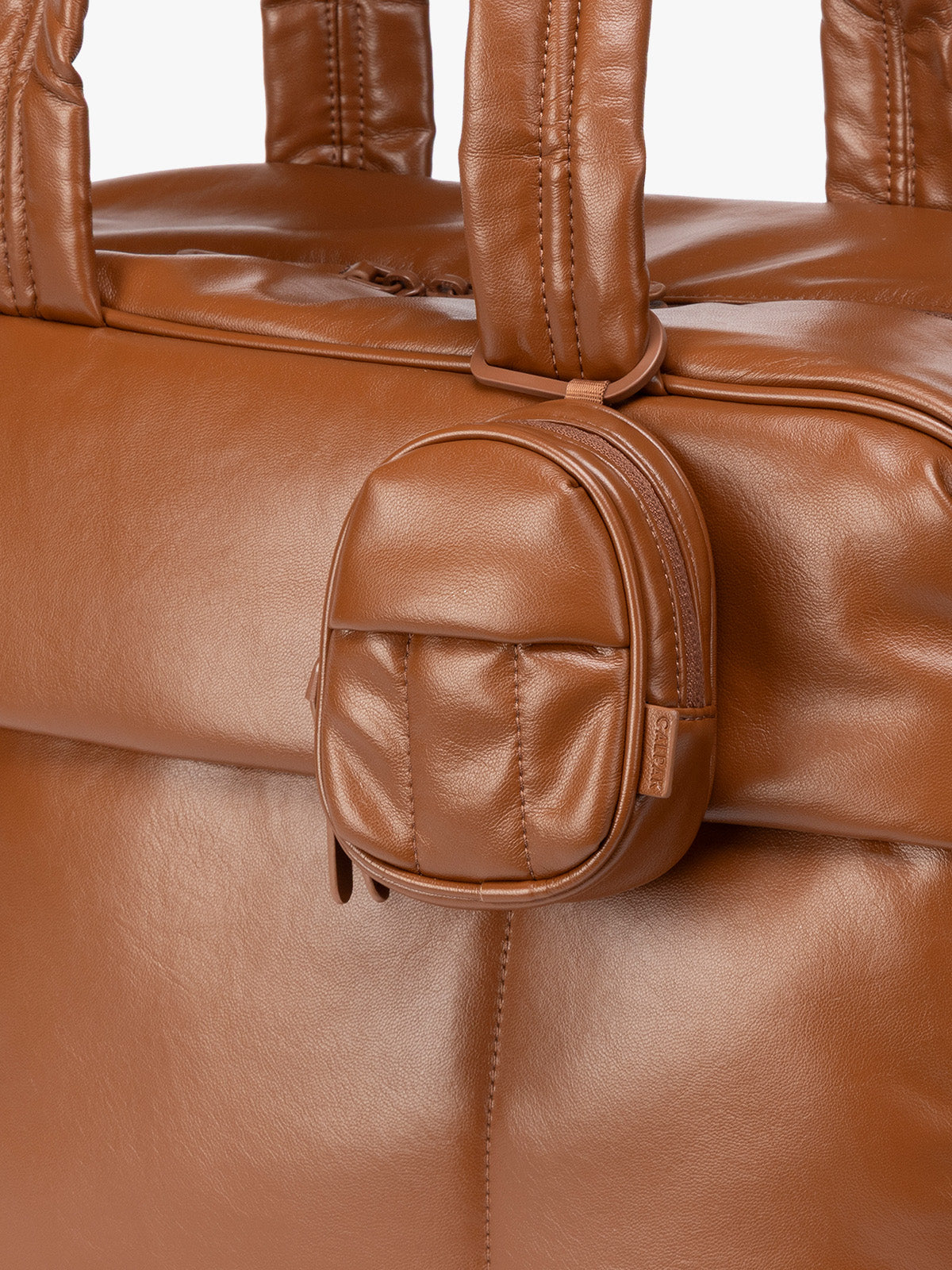 Luka Backpack Zip Bag Charm in Vegan Leather - Image 6