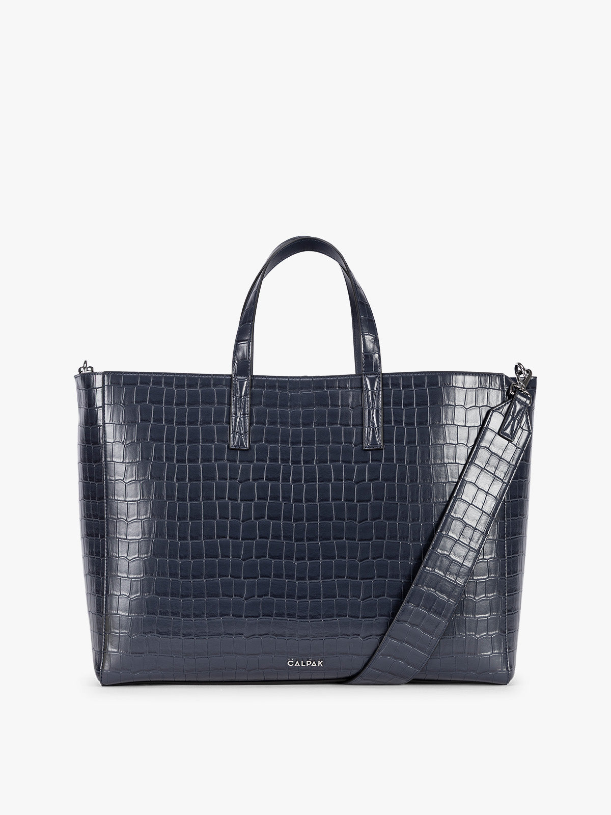 Haven 16 Laptop Tote in Croc-Embossed - Image 6