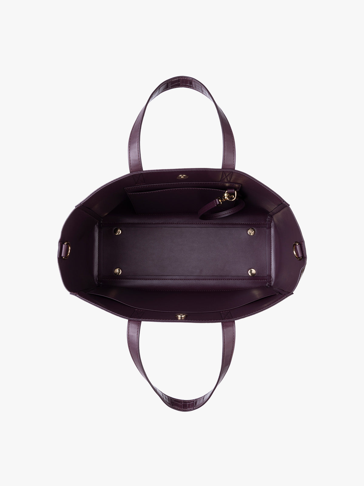 Haven 15 Laptop Tote Bag in Croc-Embossed - Image 11