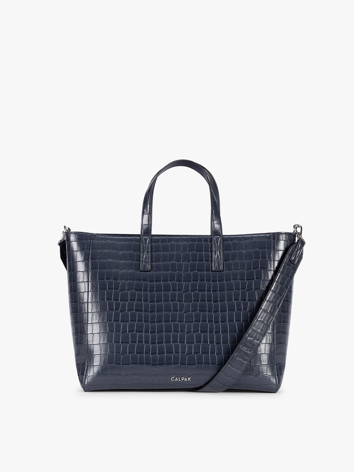Haven 15 Laptop Tote Bag in Croc-Embossed