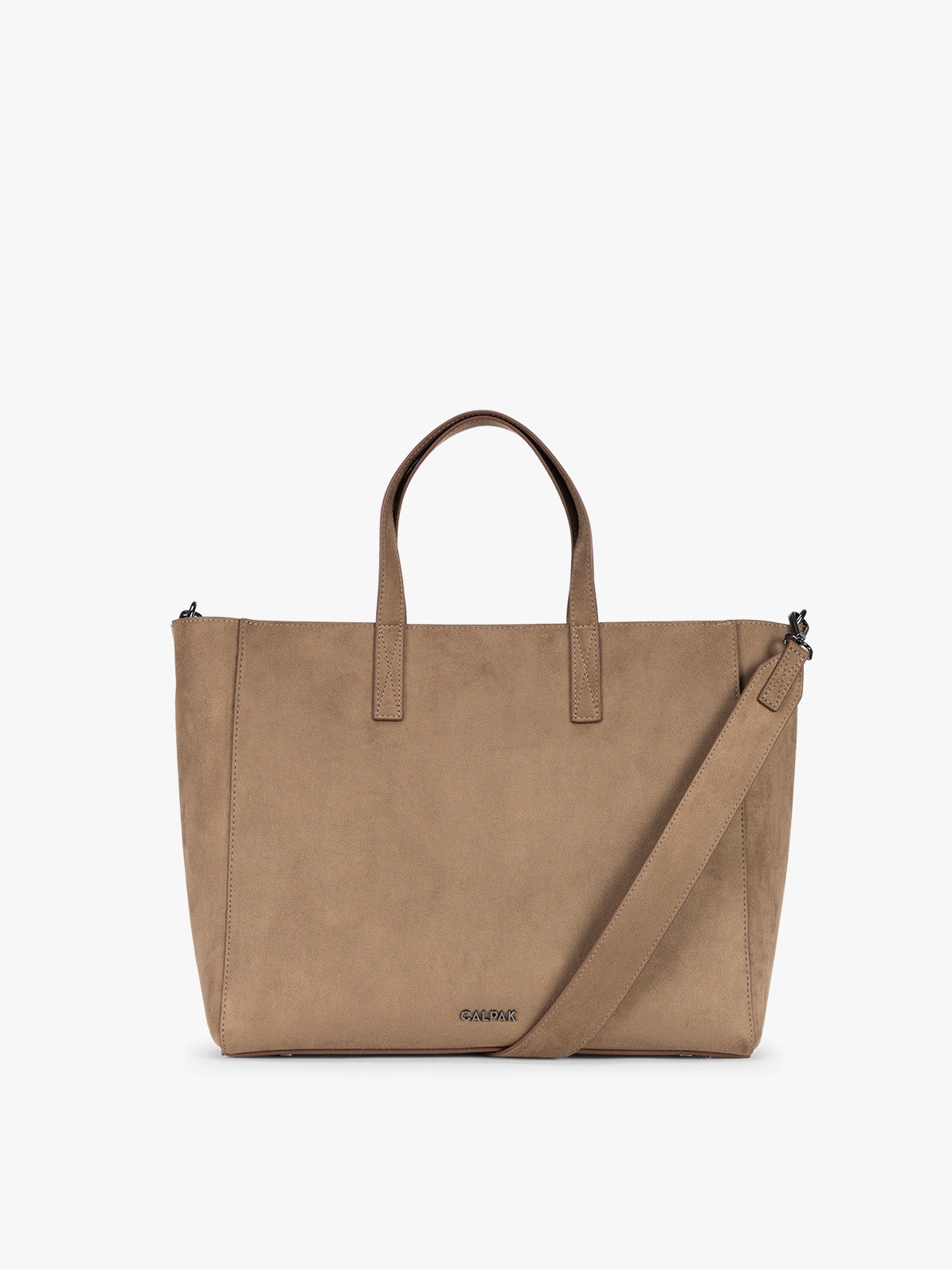 Haven 15 Laptop Tote Bag in Vegan Suede