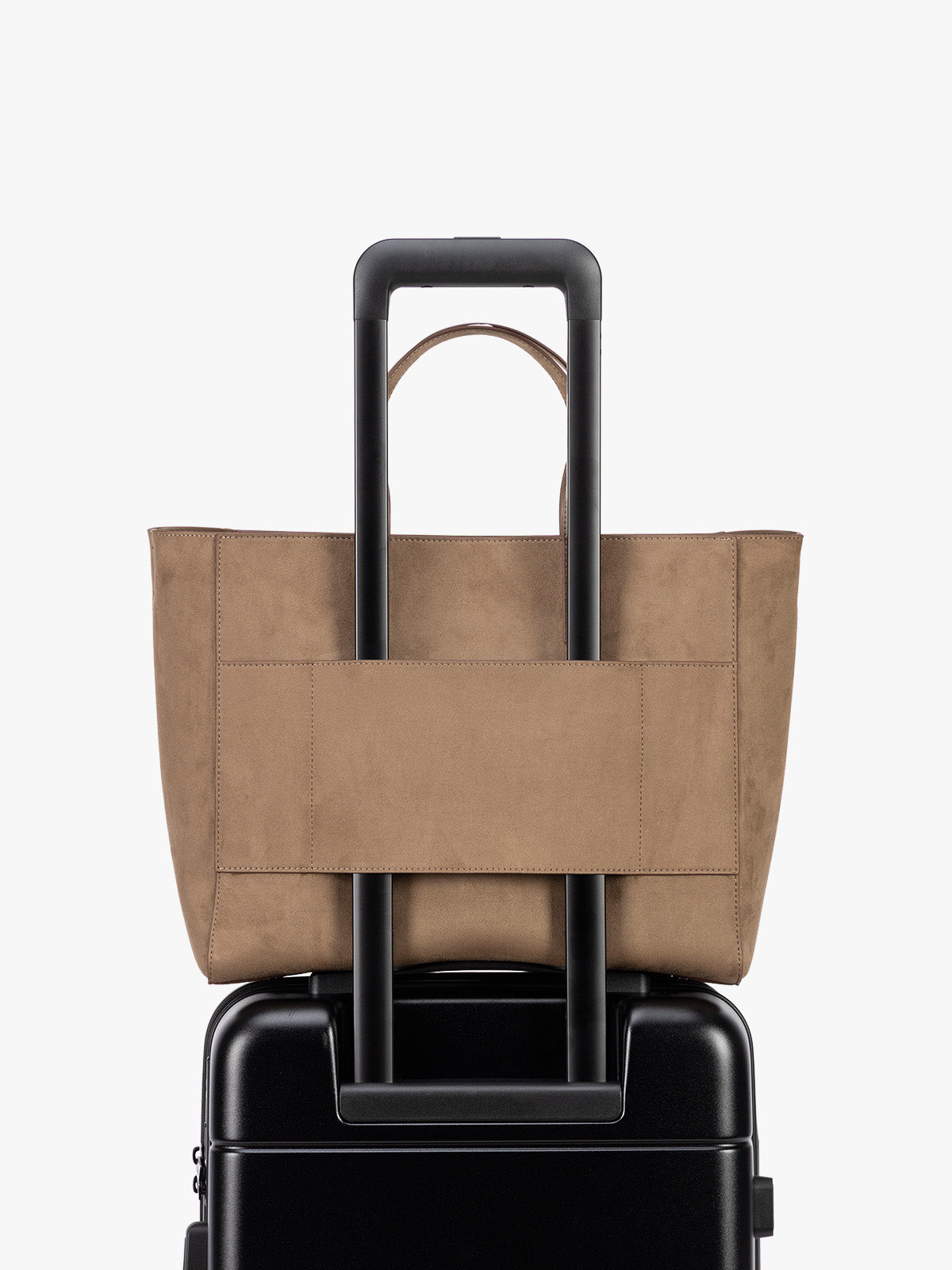Haven 15 Laptop Tote Bag in Vegan Suede - Image 6