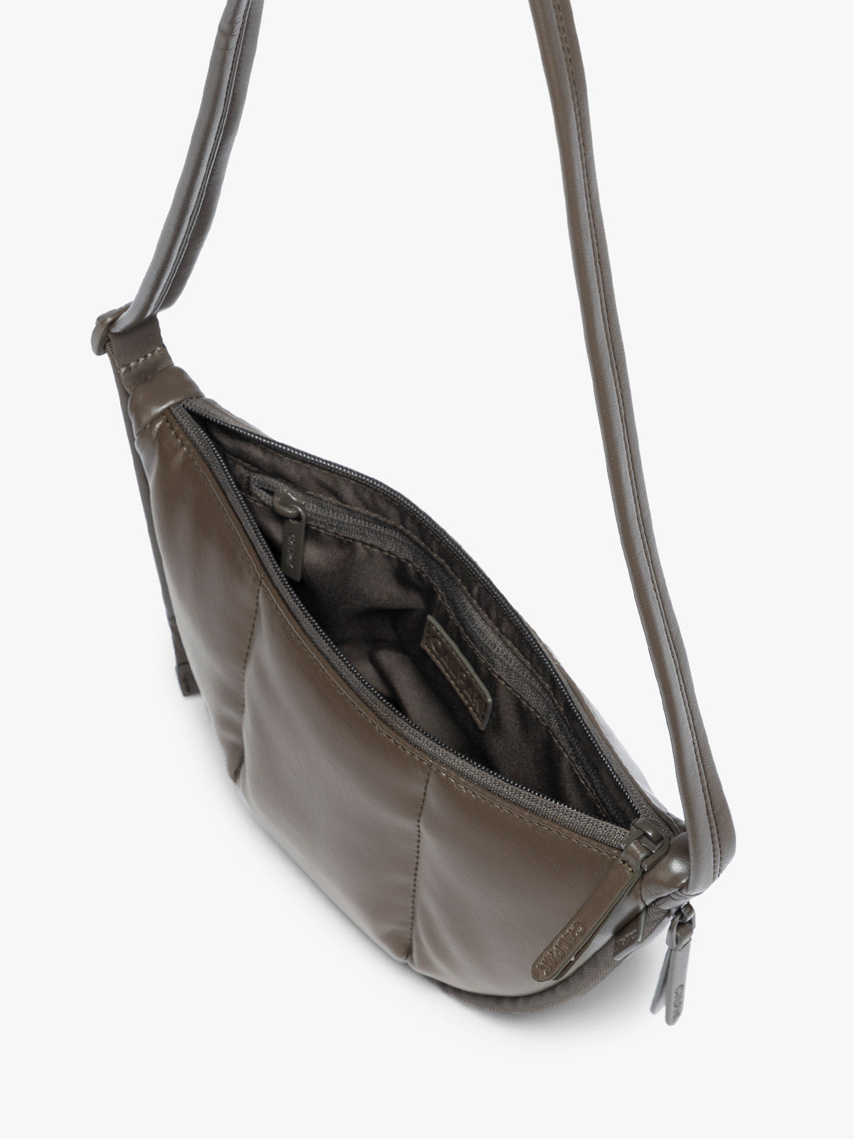 Luka Crescent Bag in Vegan Leather - Image 3