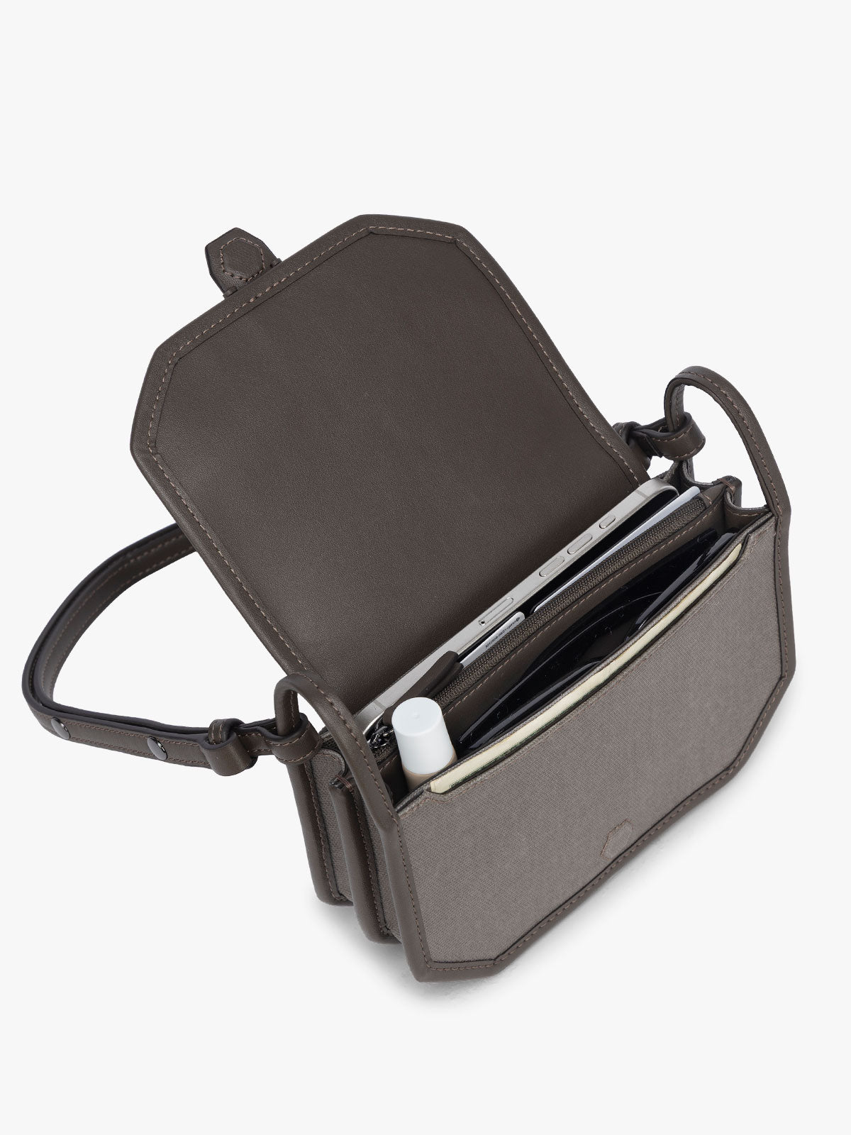Colette Canvas Crossbody Wallet Bag - Image 15
