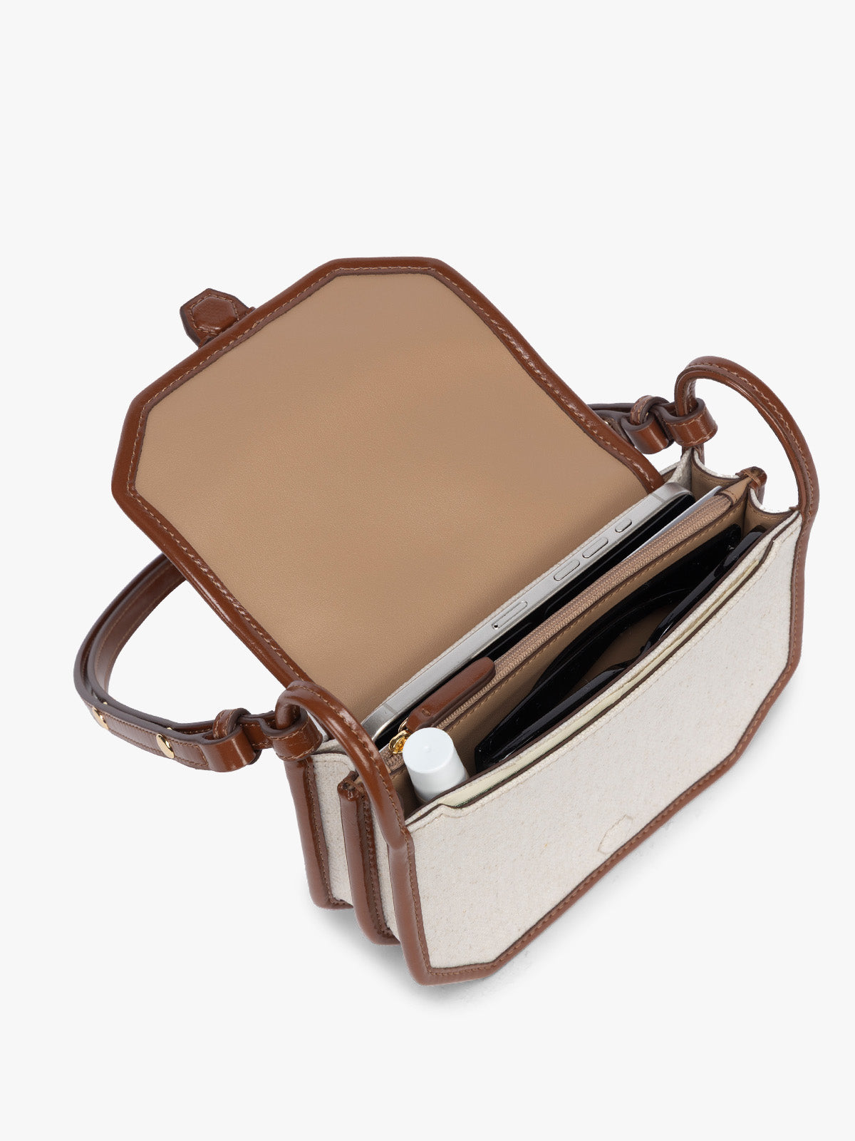 Colette Canvas Crossbody Wallet Bag - Image 4