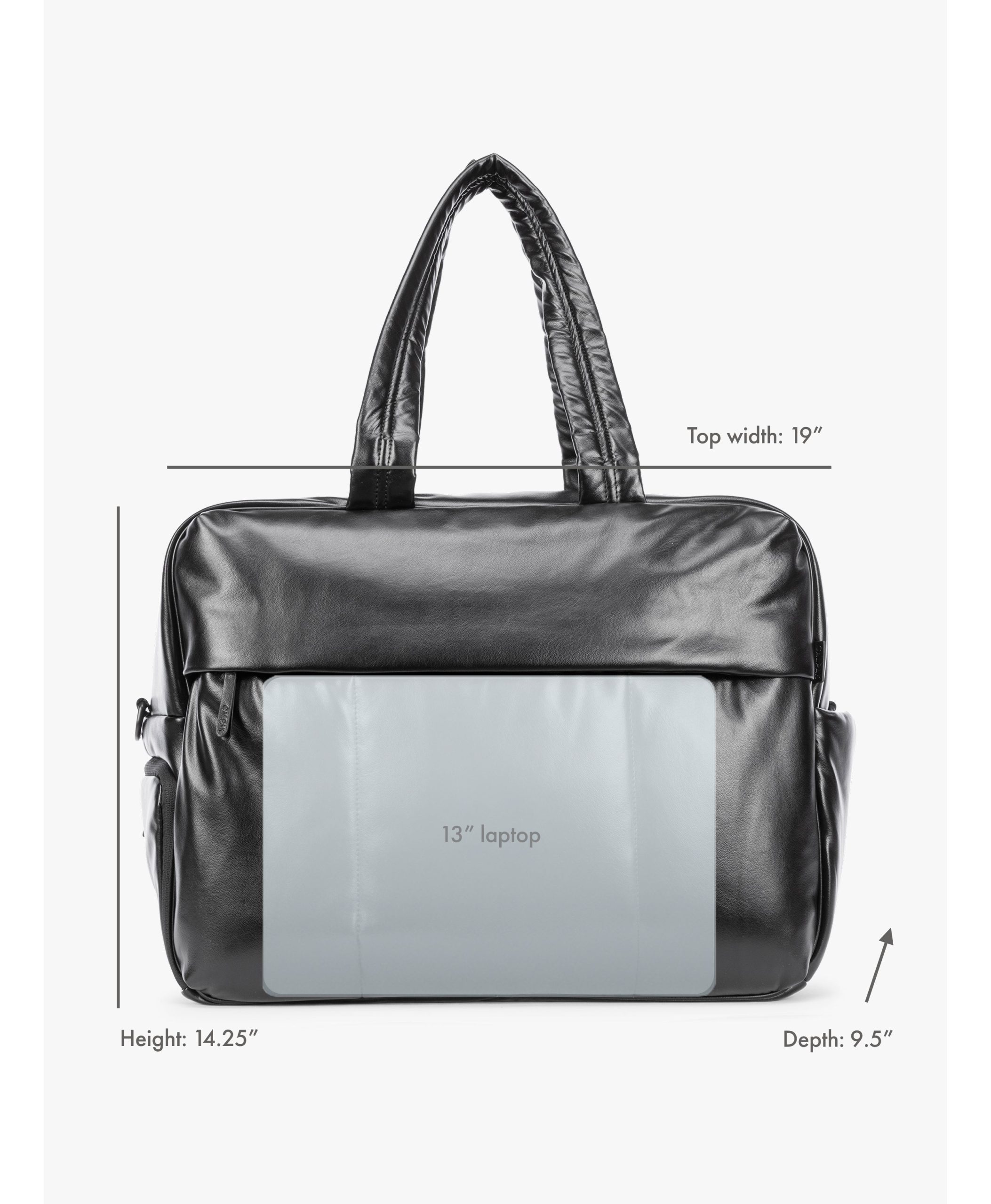 Luka Large Duffel in Vegan Leather - Image 11