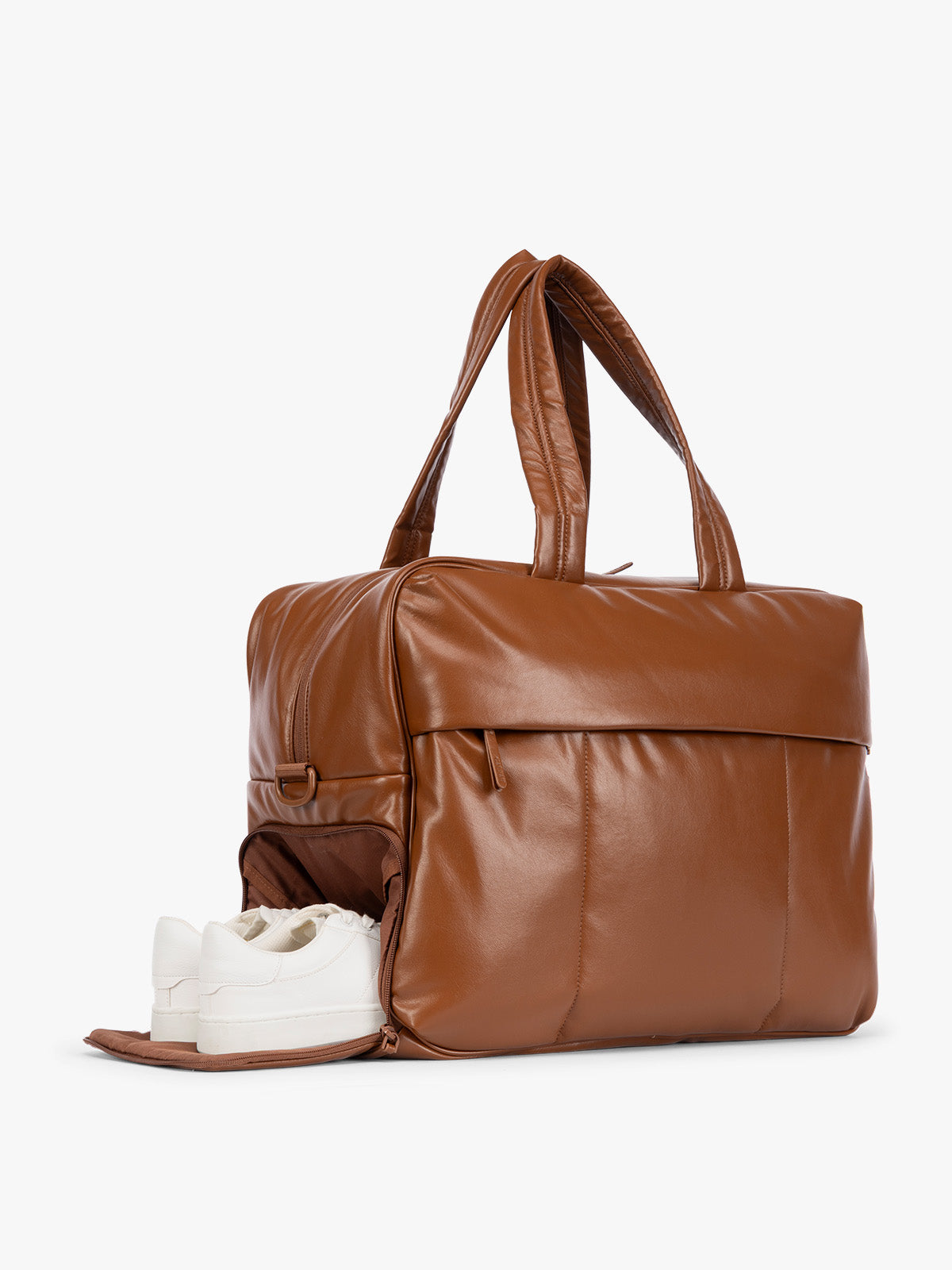 Luka Large Duffel in Vegan Leather - Image 5