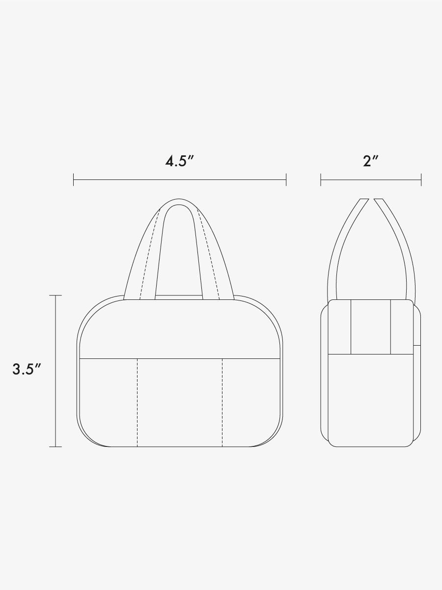 Luka Duffel Zip Bag Charm in Vegan Leather - Image 13