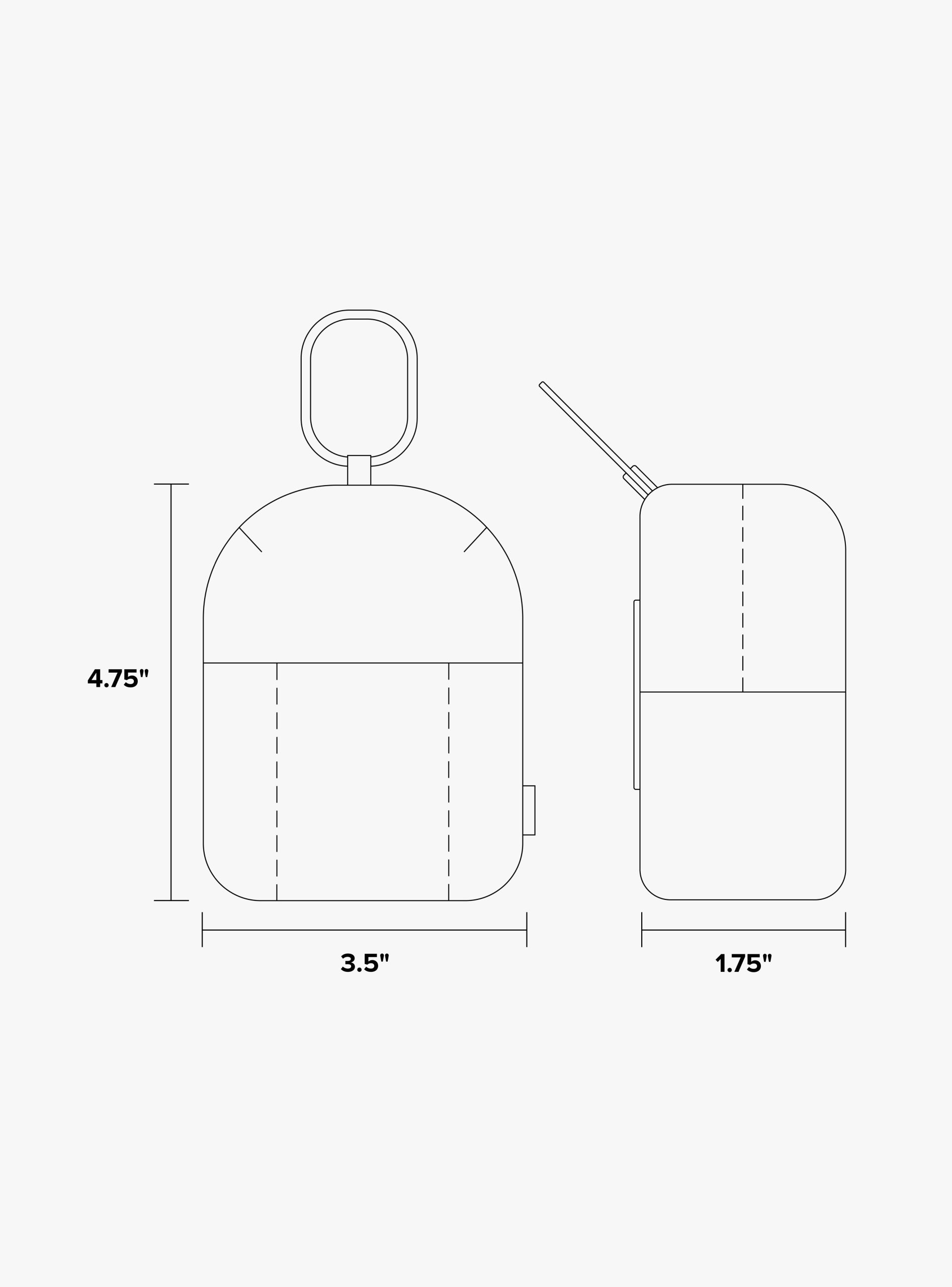 Luka Backpack Zip Bag Charm in Vegan Leather - Image 13