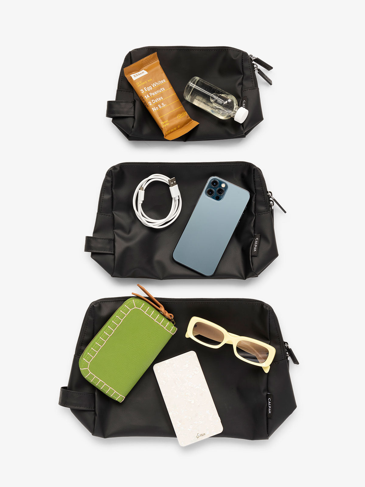 Water Resistant Zip Pouch Set (3 Pieces) - Image 3