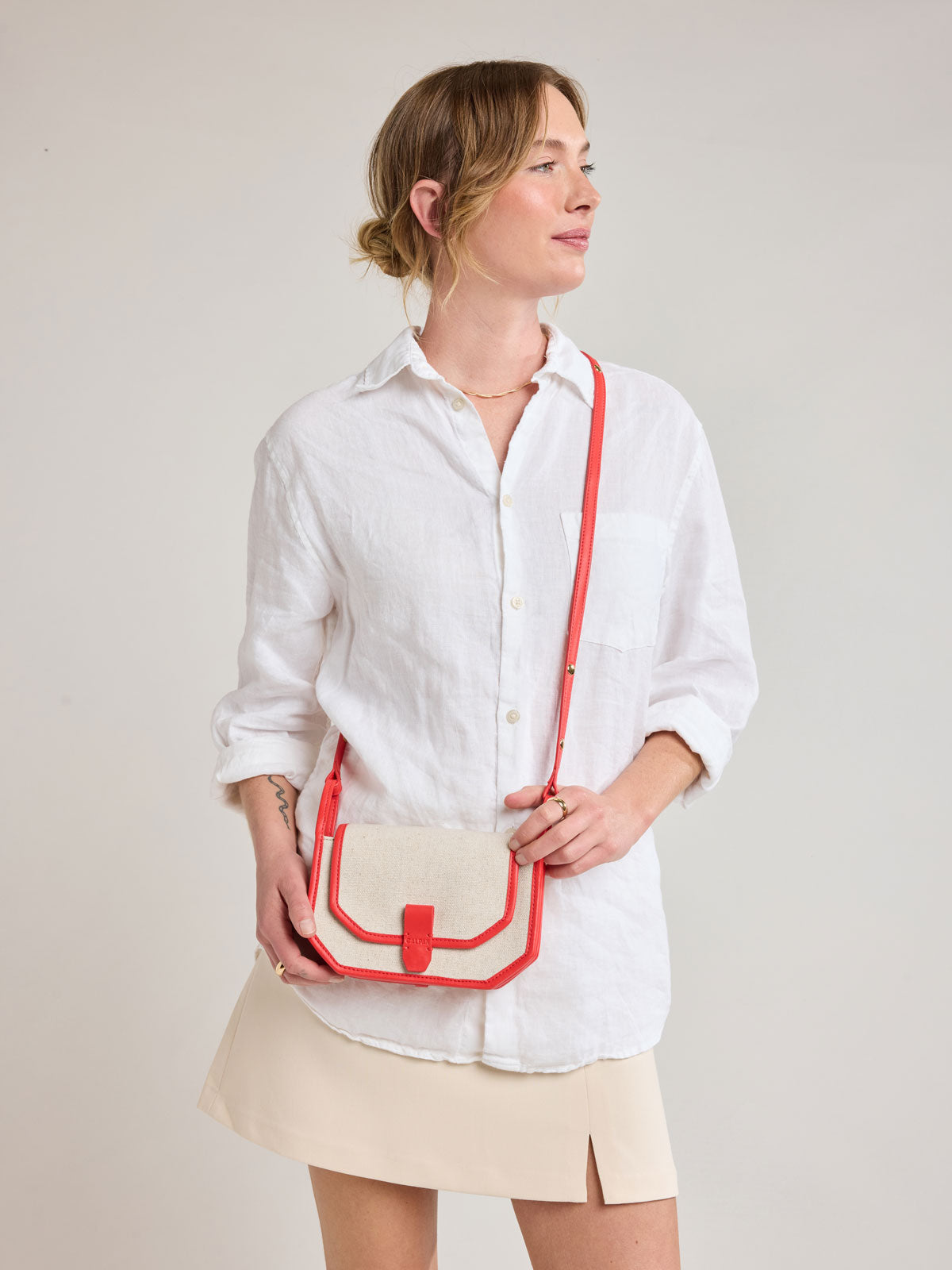 Colette Canvas Crossbody Wallet Bag - Image 26
