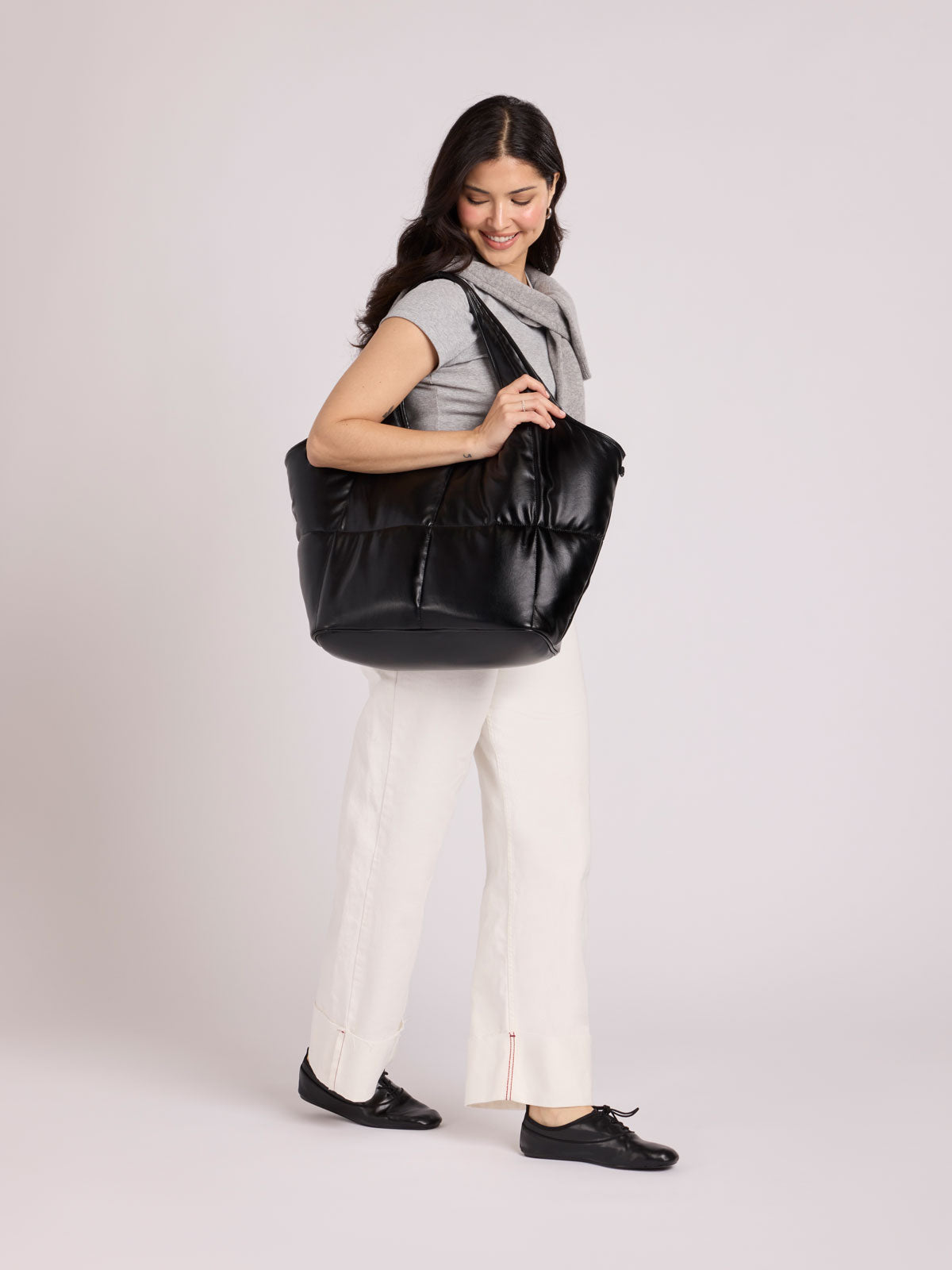 Luka Everything Laptop Tote Bag in Vegan Leather - Image 9