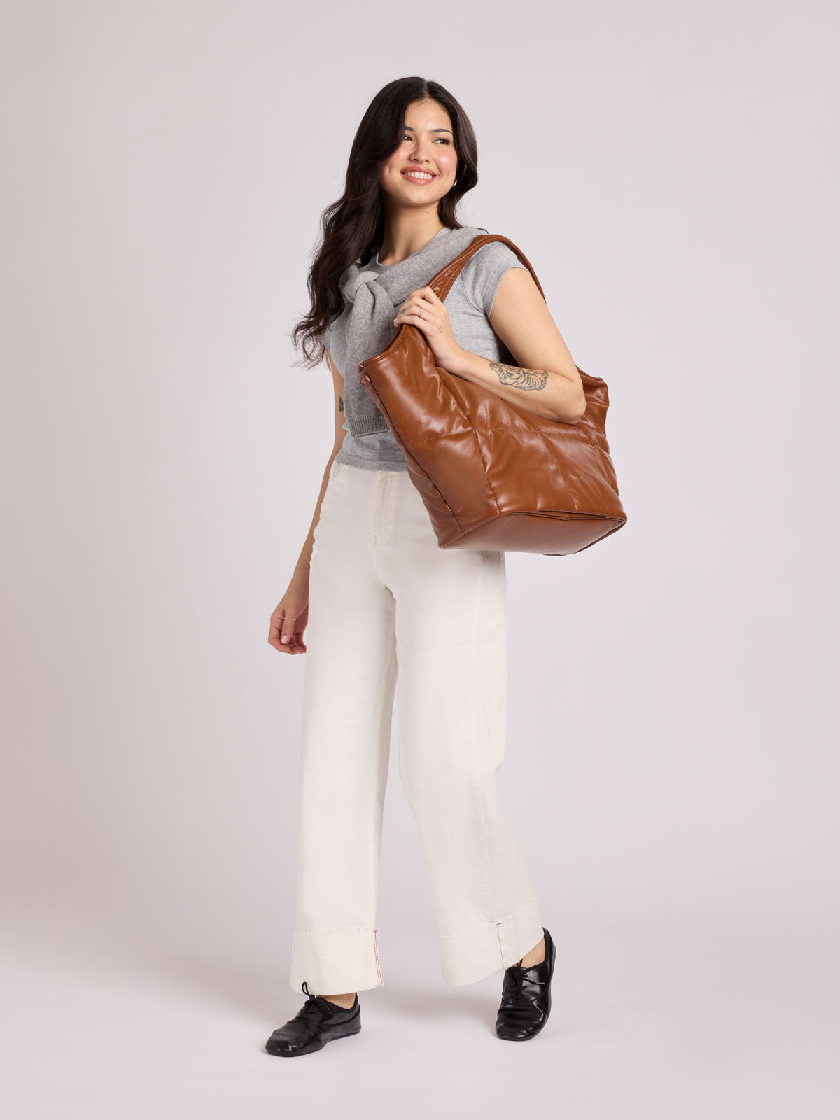 Luka Everything Laptop Tote Bag in Vegan Leather - Image 18