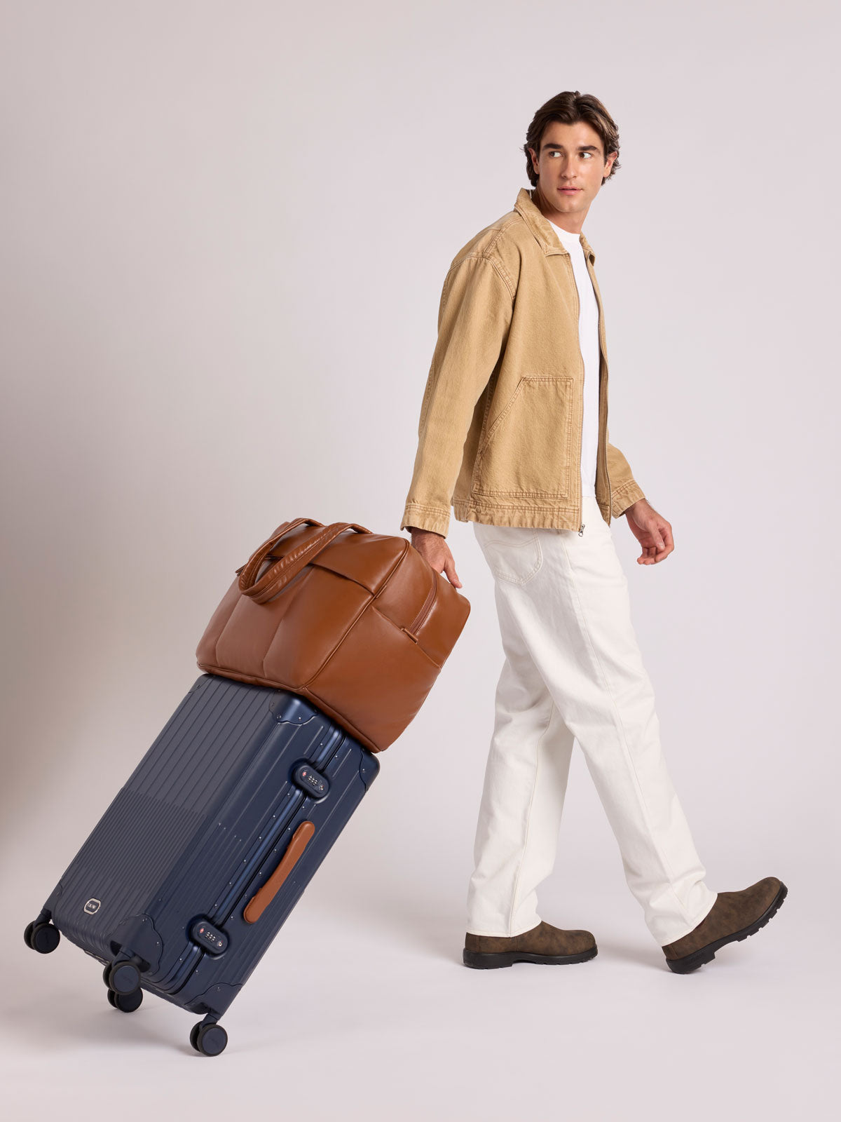 Luka Large Duffel in Vegan Leather - Image 4