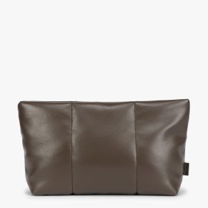 Luka 2-Quart Zip Pouch in Vegan Leather