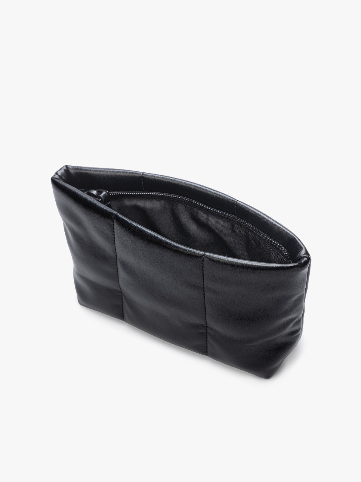 Luka 1-Quart Zip Pouch in Vegan Leather - Image 3